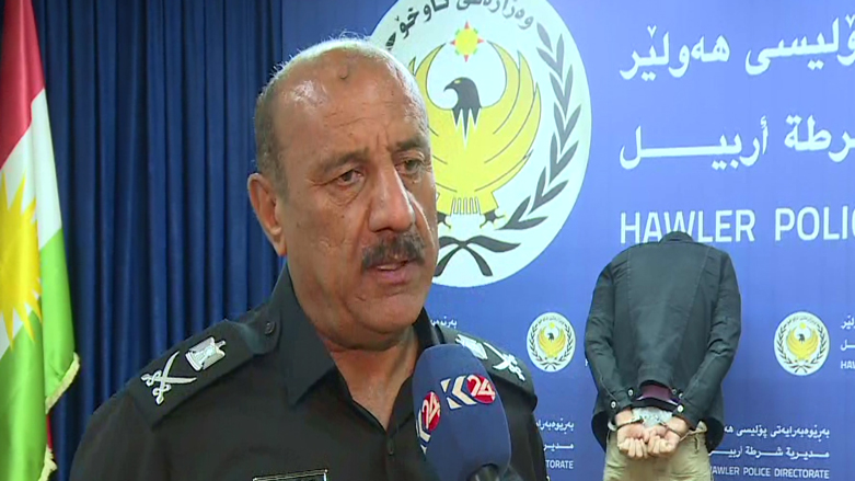 پۆلیسی ھەولێر تۆمەتبارێكی دەستگیر كرد